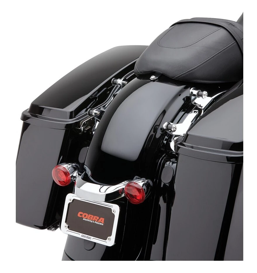 Sissy Bars Cobra Backrest / Luggage Rack Mounting Kit For Harley Touring 2009-2013 Chrome [Open Box] - Image 2