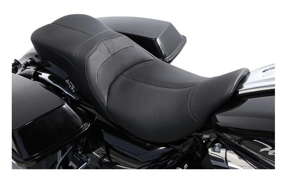 Seats & Sissy Bars Danny Gray LowIST 2-Up Seat For Harley 3 Seats & Sissy Bars Danny Gray LowIST 2-Up Seat For Harley