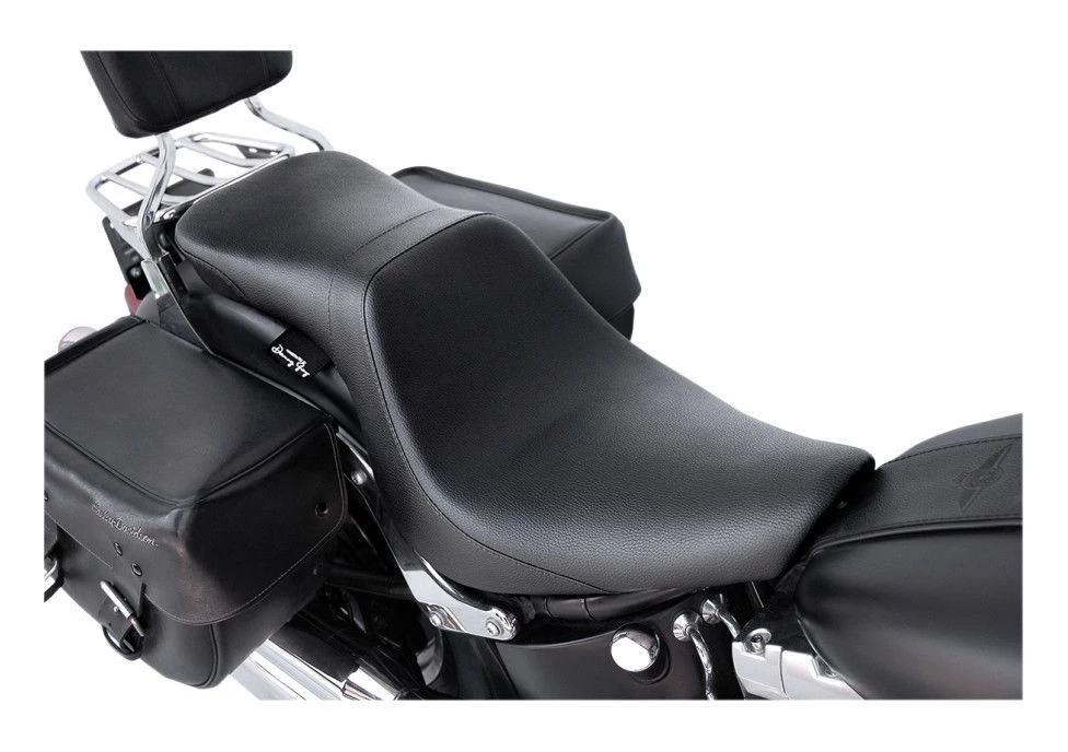 Seats & Sissy Bars Danny Gray LowIST 2-Up Seat For Harley 5 Seats & Sissy Bars Danny Gray LowIST 2-Up Seat For Harley - Image 3