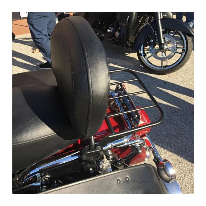 Sissy Bars HogWorkz Detachable Sissy Bar And Backrest With Luggage Rack For Harley Touring 1997-2008 - Image 5