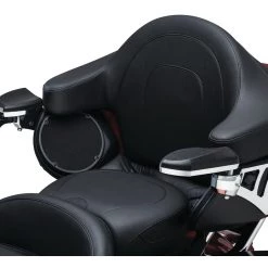 Seat Accessories Kuryakyn Passenger Armrests For Touring / Tri-Glide 2014-2022 -Motorcycle Seats Sales kuryakyn passenger armrests for touring tri glide20142018 chrome black 4