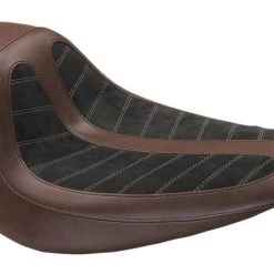 Mustang Seats Seats & Sissy Bars Mustang Kodlin Solo Seat For Harley 13 Mustang Seats Seats & Sissy Bars Mustang Kodlin Solo Seat For Harley -Motorcycle Seats Sales mustang kodlin solo seat for harley brown black 1