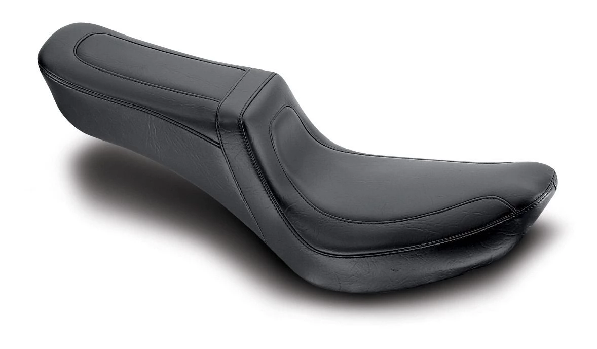 Mustang Seats Seats & Sissy Bars Mustang One-Piece Squareback Seat For Harley 3 Mustang Seats Seats & Sissy Bars Mustang One-Piece Squareback Seat For Harley