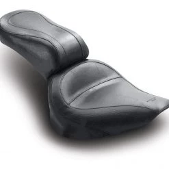Mustang Seats Seats & Sissy Bars Mustang Standard Touring Seat For Harley Softail With 150mm Rear Tire 2000-2007 Studded W/ Conchos [Previously Installed]