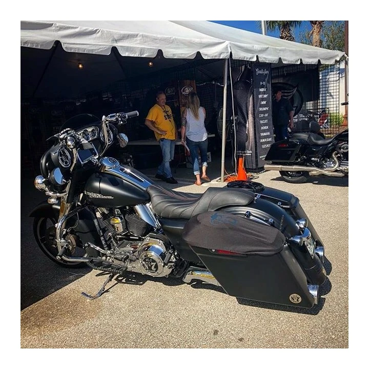 Mustang Seats Motorcycle Parts Revere By Mustang Journey 2-Up Seat For Harley 14 Mustang Seats Motorcycle Parts Revere By Mustang Journey 2-Up Seat For Harley - Image 12