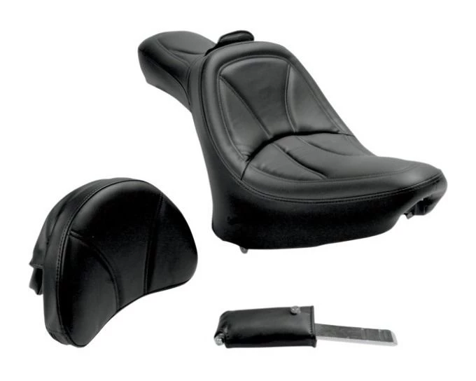 Seats & Sissy Bars Saddlemen King Seat For Harley 4 Seats & Sissy Bars Saddlemen King Seat For Harley - Image 2